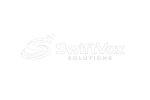 swiftvox solutions logo design
